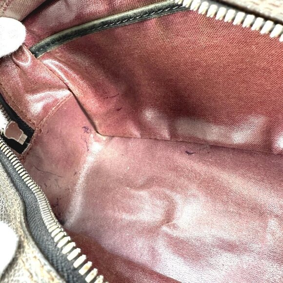 LOUIS VUITTON MonogramMacassar Trousse Toilette pouch Clutch Brown/Black - Picture 8 of 14